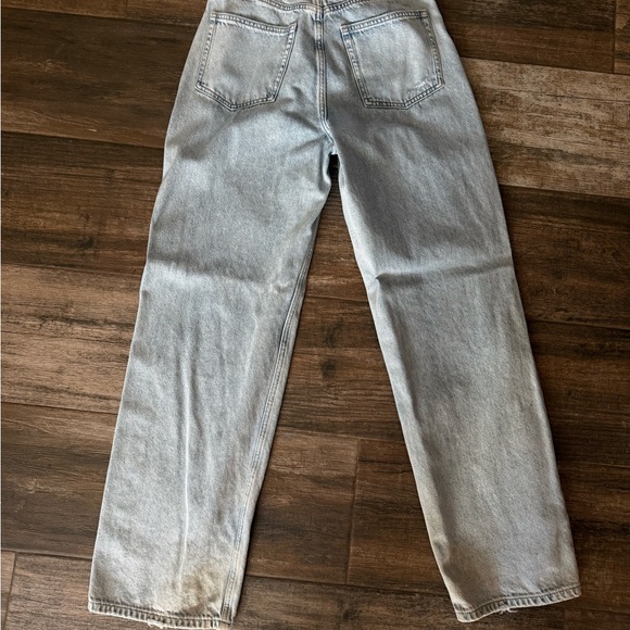 GRLFRND Light Blue Straight Leg Jeans
Jordan low rise frayed waist bf jeans - Picture 4 of 5